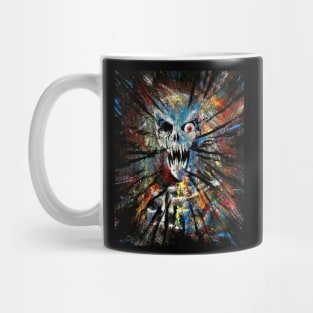 Splattered Skull Mug